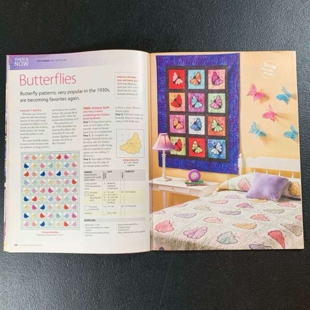 5 “April-May-Spring-Summer” Quilting Magazines. - Picture 4 of 16